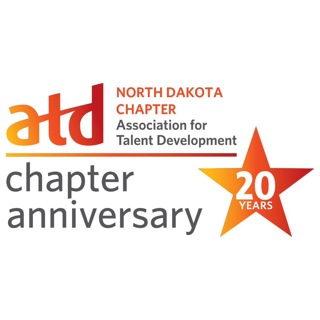Image of the ATD North Dakota Chapter Logo. Celebrating a 20 year anniversary.